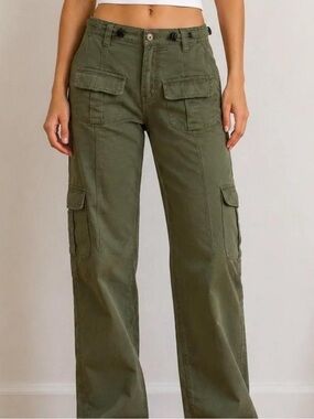 Brandy Melville Olive Green Cargo Pants